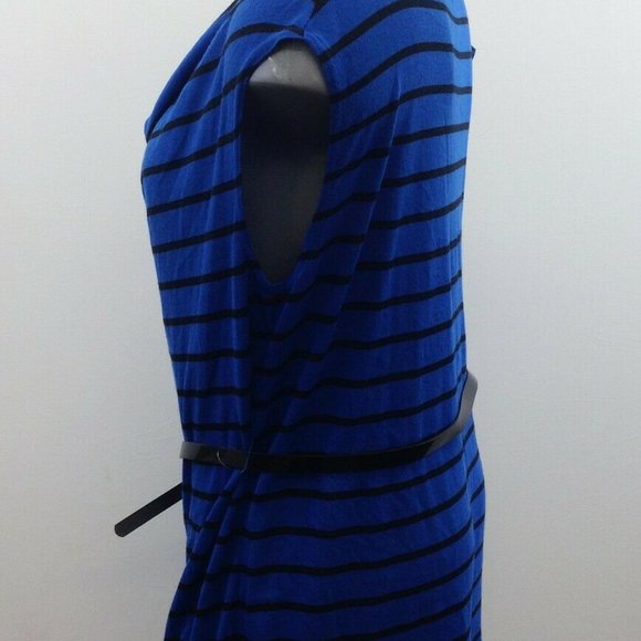 Bongo women's Junior Plus 2X Blue Black Striped - Picture 4 of 7